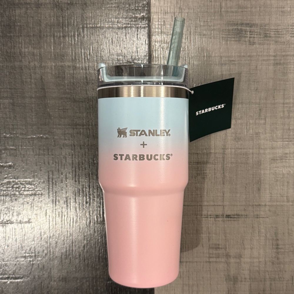 2025 Japan Stanley + Starbucks Pink and Blue Tumbler Sakura